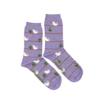Load image into Gallery viewer, Women's Crew Socks - Cat & Plant