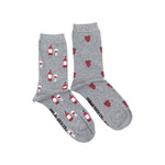 Load image into Gallery viewer, Women's Crew Socks - Red Wine & Grapes