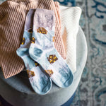 Load image into Gallery viewer, Women's Crew Socks - Snowy Village