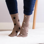 Load image into Gallery viewer, Women's Crew Socks - Coffee & Baileys