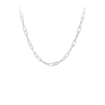 Load image into Gallery viewer, Pyrrha Chain - Small Paperclip Bright Silver