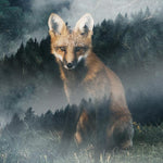 Load image into Gallery viewer, Marble Coaster - Forest Fox