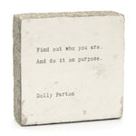 Load image into Gallery viewer, Know Who You Are Art Block Side