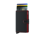 Load image into Gallery viewer, Miniwallet - Matte Black Red