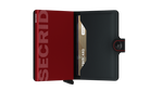Load image into Gallery viewer, Miniwallet - Matte Black Red
