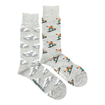 Load image into Gallery viewer, Men's Midcalf Socks - Snowboarder v2