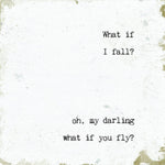 Load image into Gallery viewer, Marble Coaster - What If I Fall