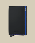 Load image into Gallery viewer, Slimwallet - Matte Black Blue