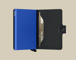 Load image into Gallery viewer, Miniwallet - Matte Black Blue