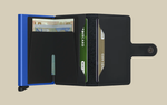 Load image into Gallery viewer, Miniwallet - Matte Black Blue