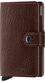 Load image into Gallery viewer, Miniwallet - Veg Espresso Brown