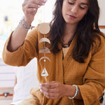 Load image into Gallery viewer, Scout Suncatcher - Moon Phase | Moonstone