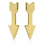 Load image into Gallery viewer, Earrings - Gold Arrow Studs