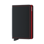 Load image into Gallery viewer, Slimwallet - Matte Black & Red