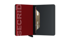 Load image into Gallery viewer, Slimwallet - Matte Black Red