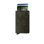 Load image into Gallery viewer, Slimwallet - Vintage Olive Black