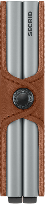 Load image into Gallery viewer, Twinwallet - Vintage Cognac Silver