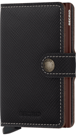 Load image into Gallery viewer, Miniwallet - Saffiano Brown