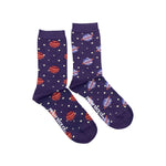 Load image into Gallery viewer, Women's Crew Socks - Jupiter Saturn