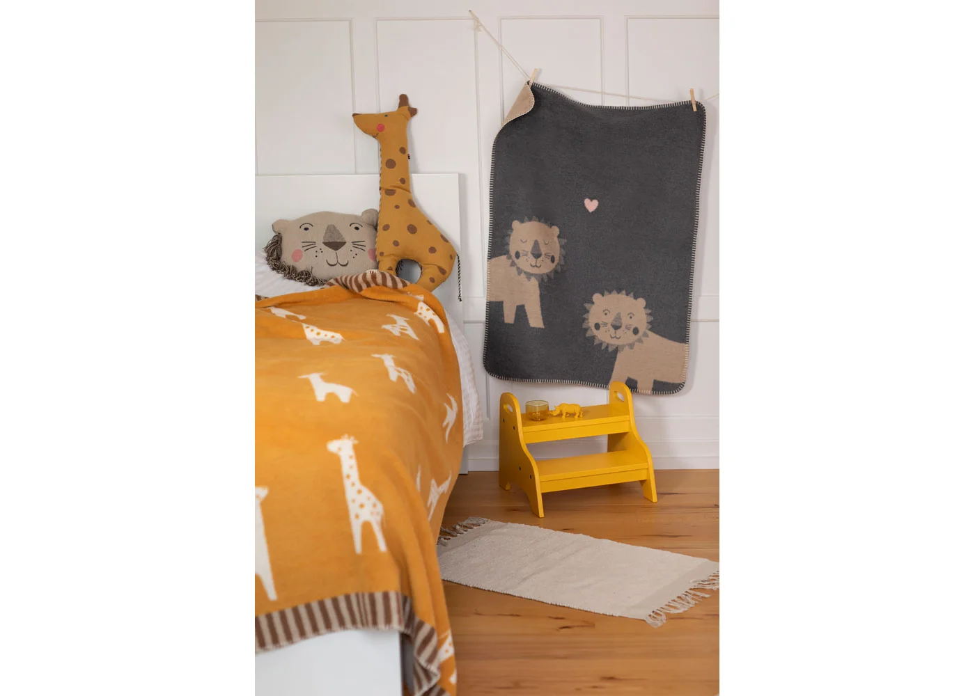 Fussenegger Baby Blanket - MILA Lions in Love 100x75cm