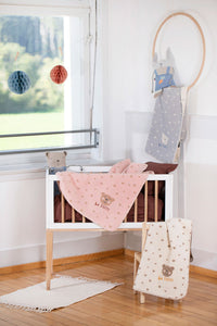 Fussenegger Baby Blanket - MILA Off-White Embroidered 100x75cm