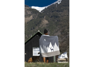 Fussenegger Throw - Savona Velour Mtns Modern 200x150cm