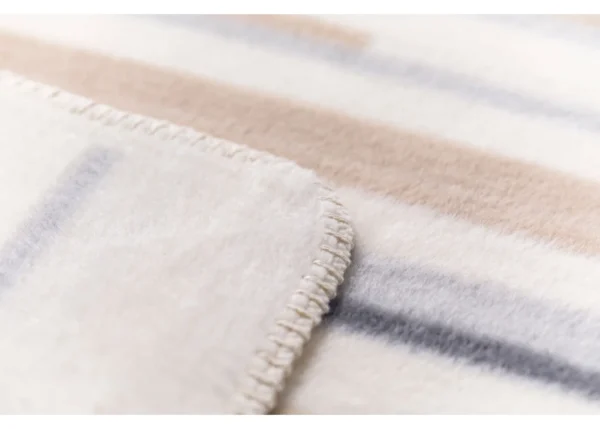 Fussenegger Throw - Savona Short Lines Off White 200x150cm