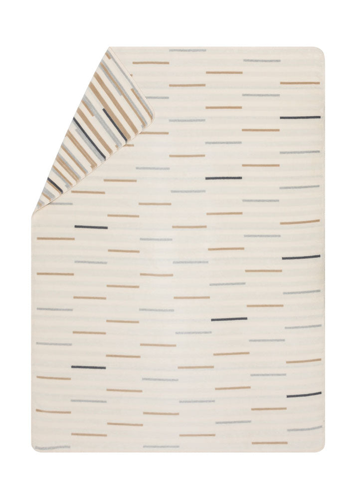 Fussenegger Throw - Savona Short Lines Off White 200x150cm