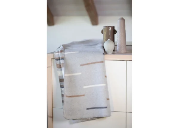 Fussenegger Throw - Savona Short Lines Grey 200x150cm