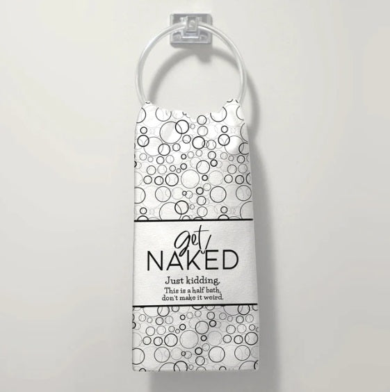 Hand Towel - Get Naked