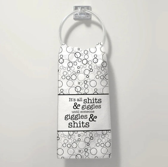 Hand Towel - It's All Sh*ts & Giggles