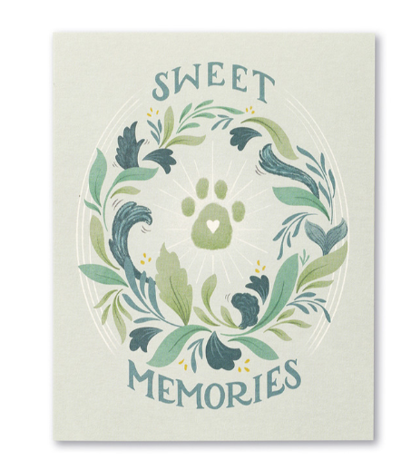 Pet Sympathy Card - Sweet Memories