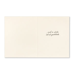 Thank You Card - Just a Little Thank You