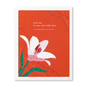 Birthday Card - Each Day Become More