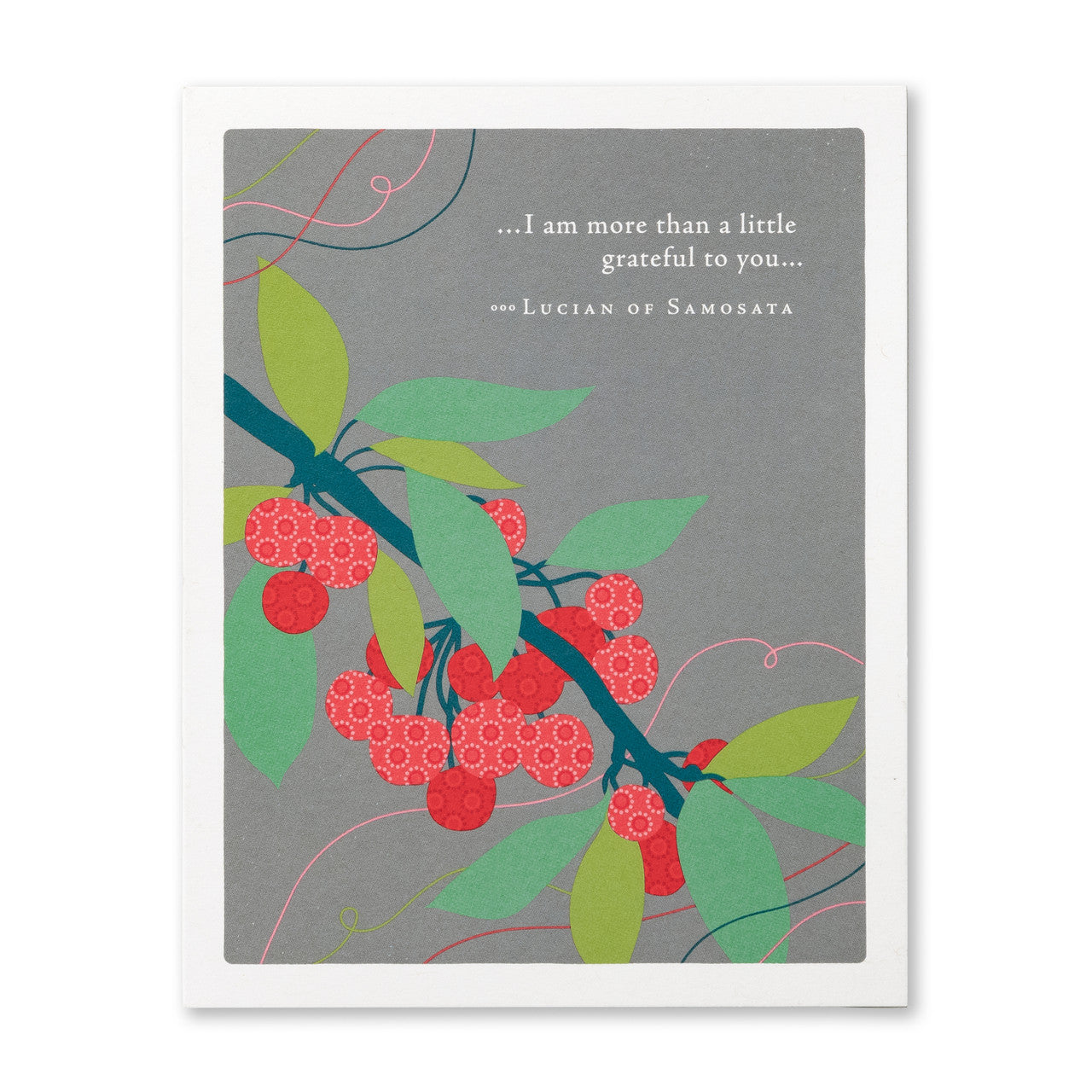 Thank You Card - More Than a Little Grateful