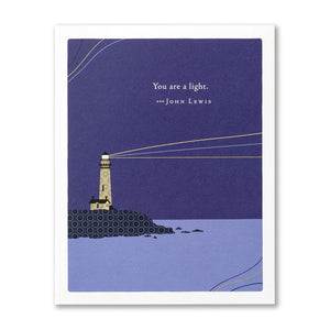 Thank You Card - You are a Light