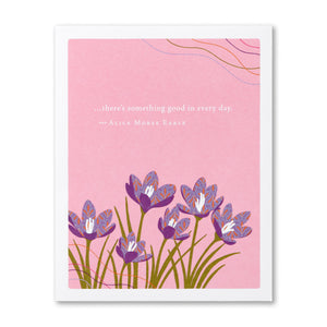 Thank You Card - Something Good in Every Day