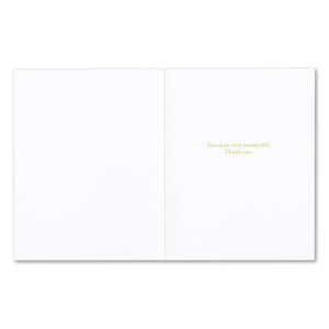 Thank You Card - Thank Goodness for You