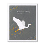 Load image into Gallery viewer, Graduation Card - You Were Born with Wings

