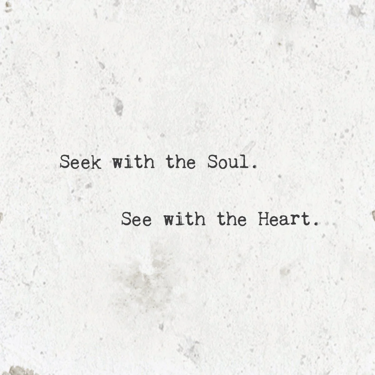 Wall Tile Mini - Seek with the Soul