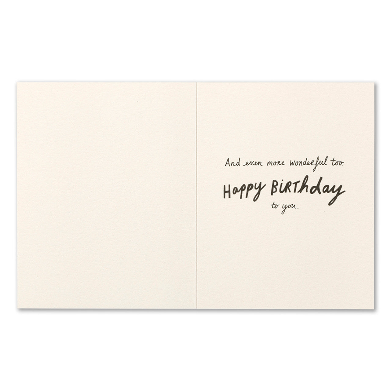 Birthday Card - Just That Much Bolder