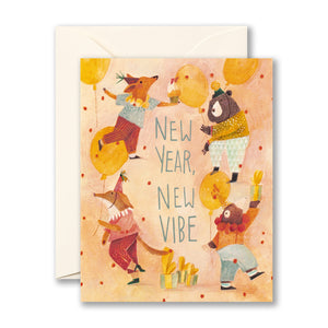 Birthday Card - New Year, New Vibe