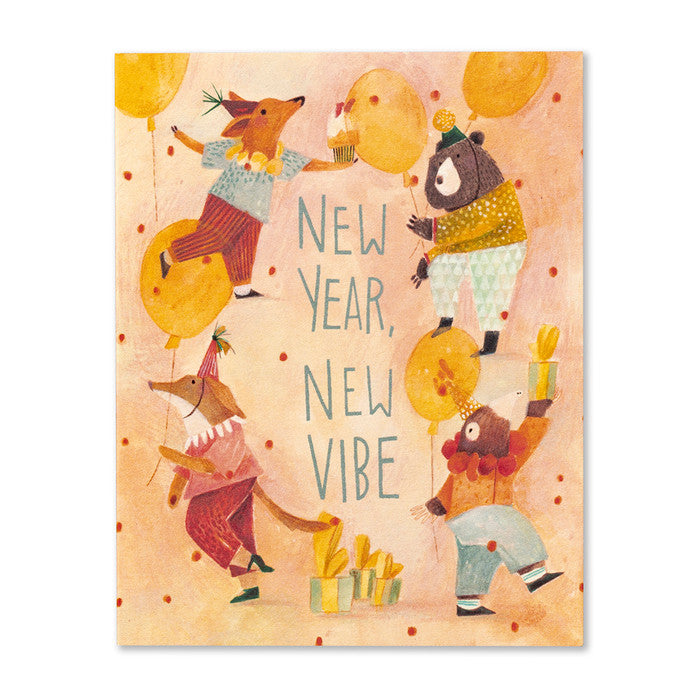 Birthday Card - New Year, New Vibe