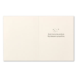 Sympathy Card - Love Persists