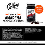Load image into Gallery viewer, Cocktail Garnish - Spicy Amarena Cherries 13.4oz
