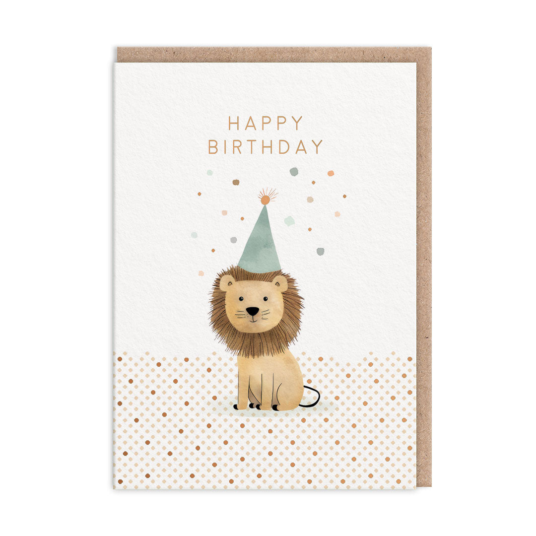 OD Cards - Birthday | Happy Birthday Lion