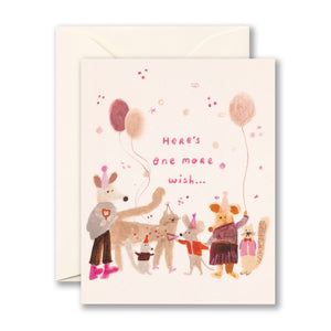 Birthday Card - Here's One More Wish