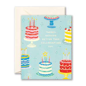 Birthday Card - There's Nothing Better Than Celebrating