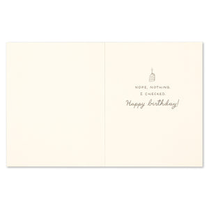 Birthday Card - There's Nothing Better Than Celebrating