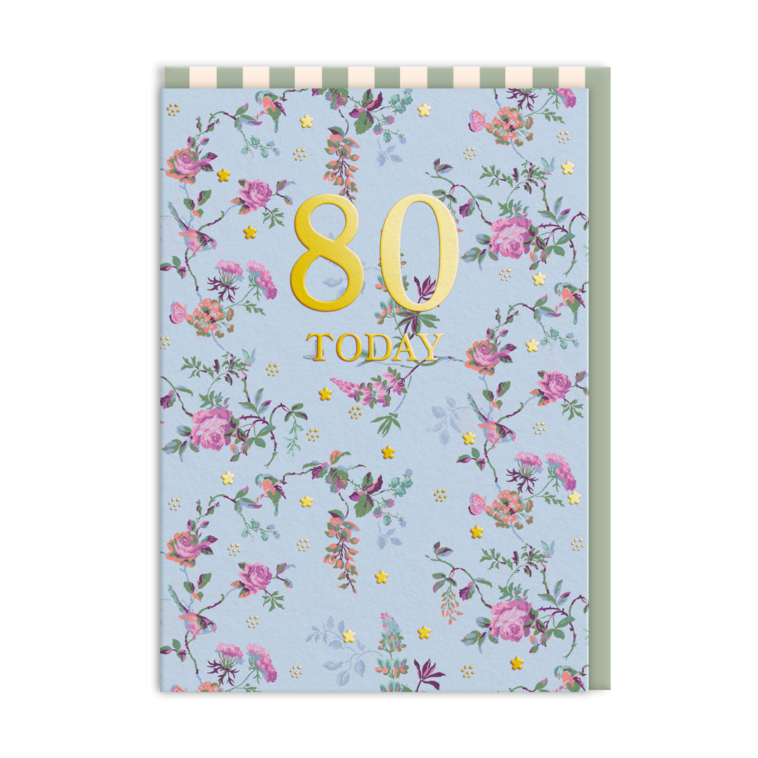 OD Cards - Birthday | 80 Birds & Roses